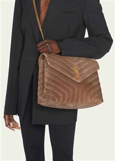 ysl lou lou suede|st laurent ysl shoulder bag.